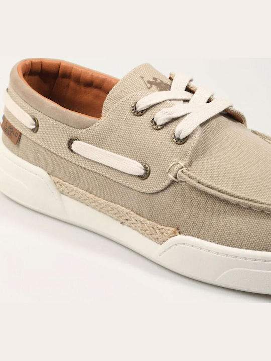 Men's Moccasins in Beige Colour