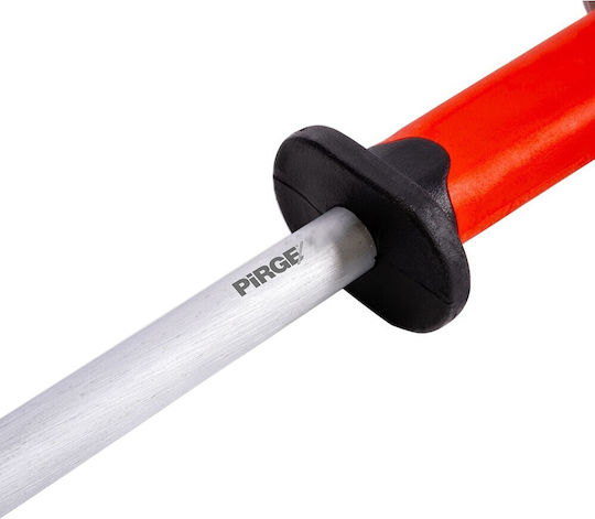 Rundes Messerschärfer Werkzeug 30 Cm Duo Rote Pirge