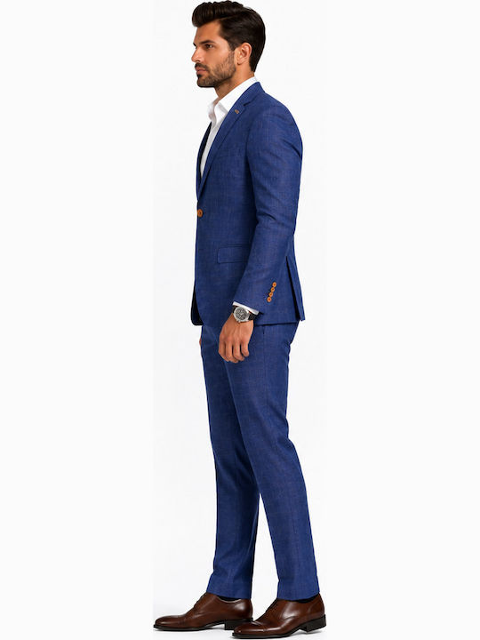 Men's Groom's Suit with Slim Fit Nav