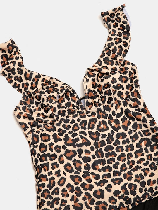Set Bikini Tankini Animal Print Mărimea M Animal Set Bikini Tankini Animal Print Mărimea M Animal