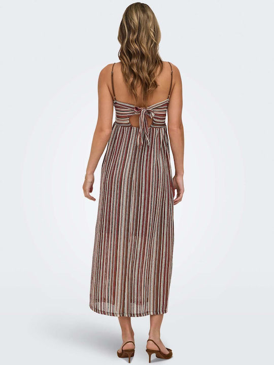 Sommer Midi Damenkleid Gestrickt Schokoladen Martini