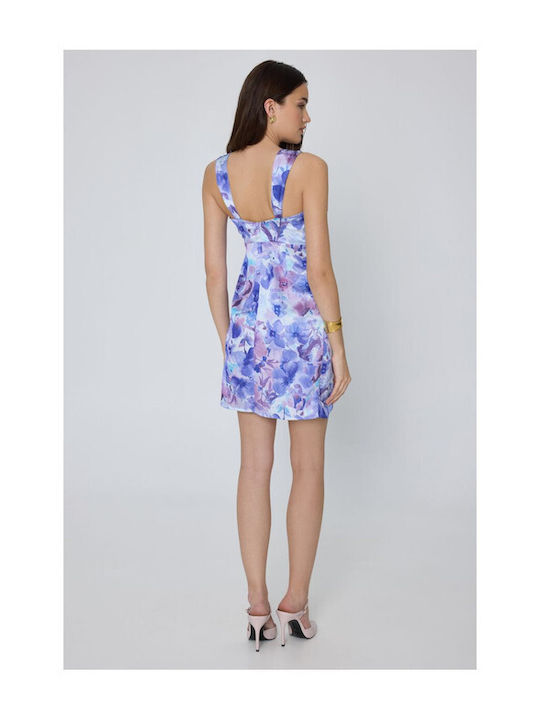 Michelle Summer Mini Dress Blue