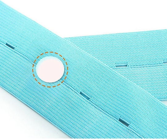 Set 2 Centuri De Monitorizare A Ritmului Cardiac Fetal Material Elastic Moale 6 X 130 Cm Albastre