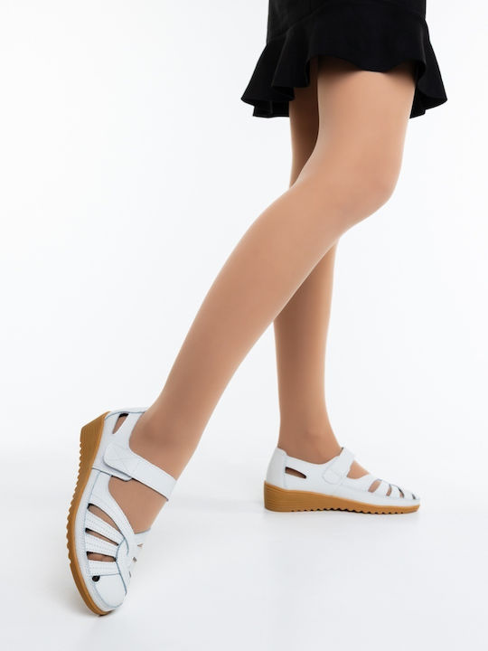 Women's White Ballerina Shoes