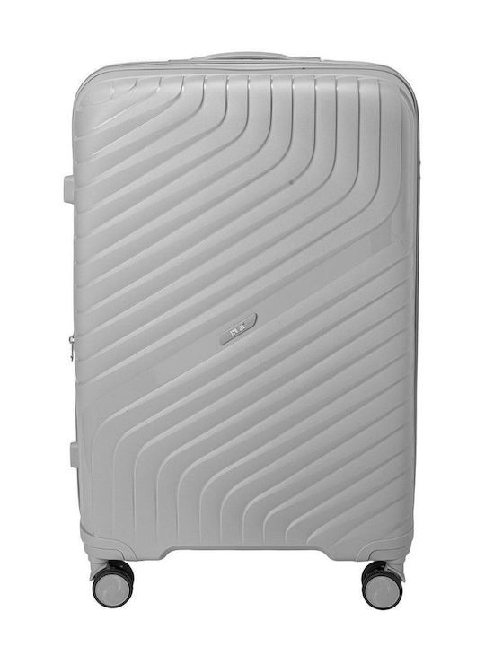 RCM Großer Hartkoffer Silber Höhe 75cm