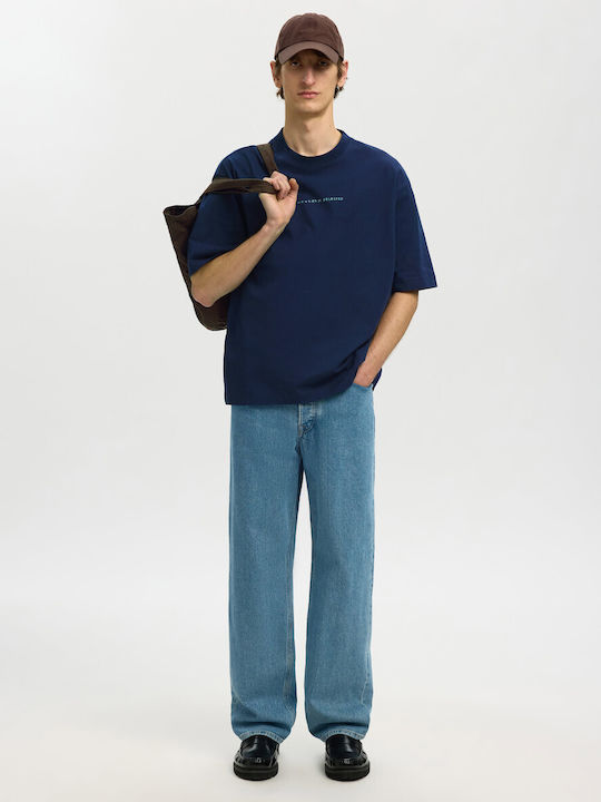 Selected T-shirt Blue