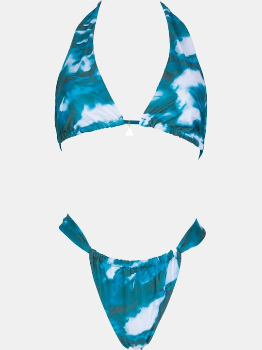 Set Bikini Τριγωνάκι Πετρολ