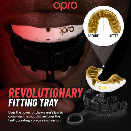 Μασέλα Opro Gold Edition V2 Self Fit Black Gold