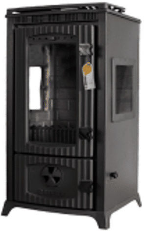 Biofan Ege- Rekor Sobă pe Lemne din Fontă 14kW Neagră