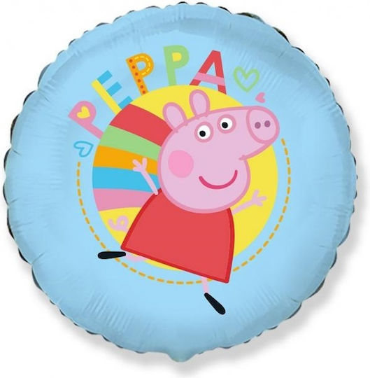 Geburtstags Luftballon Peppa Wutz Folie Blau