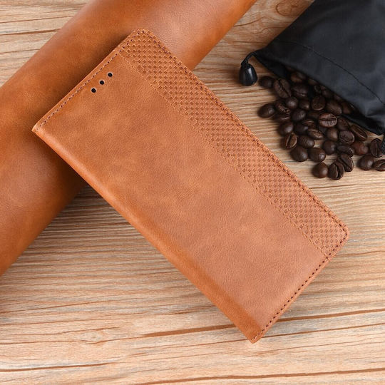 Tel1 Tcl 50 Nxtpaper 5g 50 Pro Nxtpaper 5g Horizontal Magnet Book Brown Mobile Phone Case