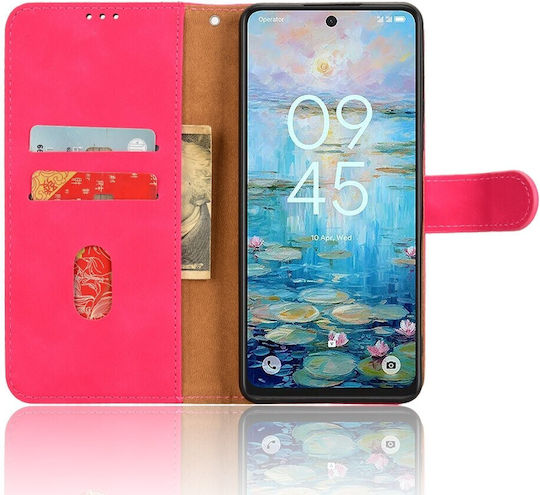 Tel1 Tcl 50 Nxtpaper 5g Essential Magnet Θήκη Βιβλίο Fuchsia