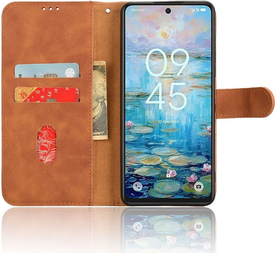 Tel1 Tcl 50 Nxtpaper 5g Essential Magnet Book Case Brown