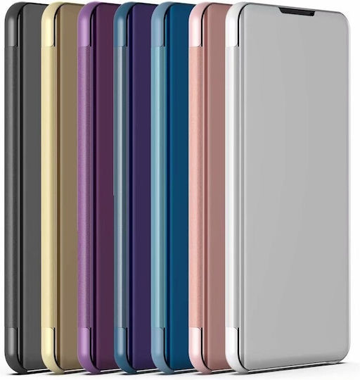 Tel1 Xiaomi Mi 10 Lite 5g Husa Book Clear View Auriu