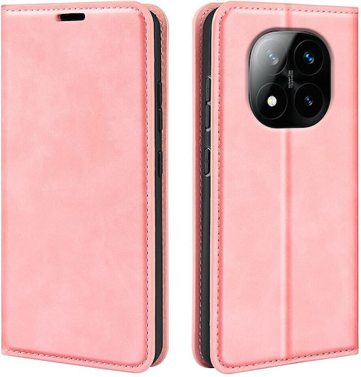 Tel1 Xiaomi Redmi Note 14 Pro 5g 14 Pro Plus 5g Poco X7 5g Retro-skin Магнитен Калъф Книга Розов