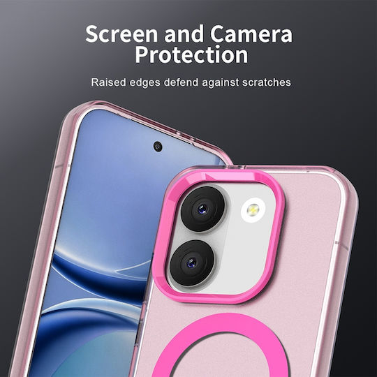 Techsuit Candycase Rückseite Kunststoff / Silikon Rosa (Poco X8 Pro)