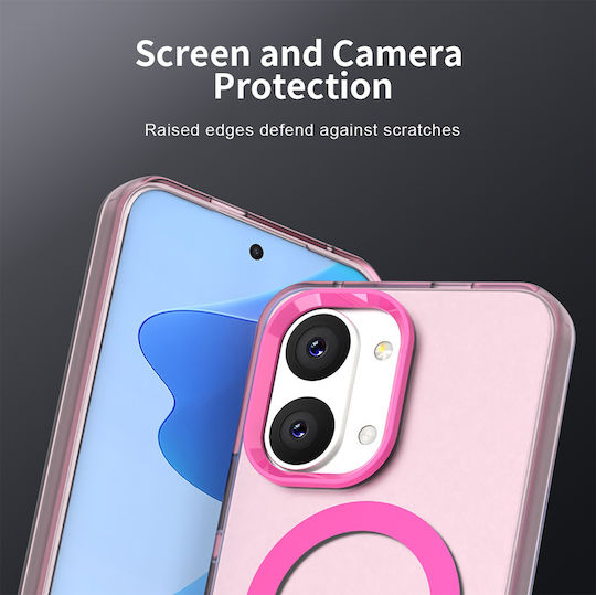 Techsuit Candycase Rückseite Kunststoff / Silikon Rosa (Poco X8 Pro Max)