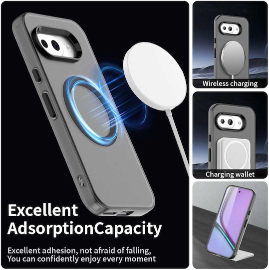 Techsuit Candycase Back Cover Plastic/Silicon Negru (Google Pixel 10a)