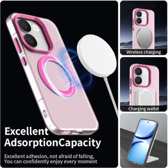 Techsuit Candycase Rückseite Kunststoff / Silikon Rosa (Poco X8 Pro)