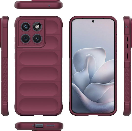 Techsuit Магическа Задна Корица Силикон Бордо (Motorola Edge 70)