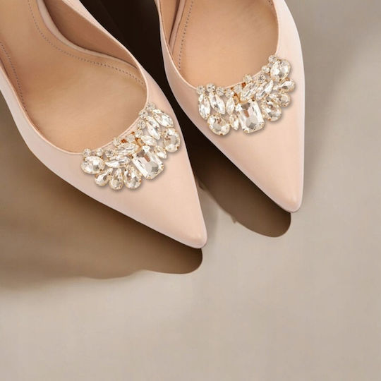 Ecarla Shoe Clips Crystals Zirconia Kdb55 2pcs