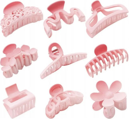 Ecarla Xl 9cm Ombre Pink Hair Clip-clamp Sp219