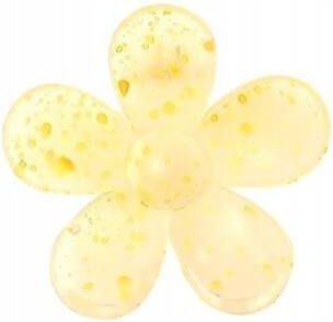 Ecarla Hair Clip-clip Flower Transparent Pale Yellow Sp275