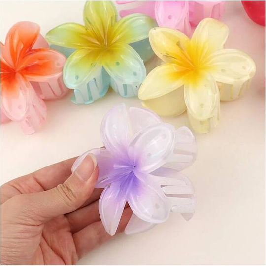 Ecarla Haarspangen mit Blume Moana Ombre Pfirsich Sp269r