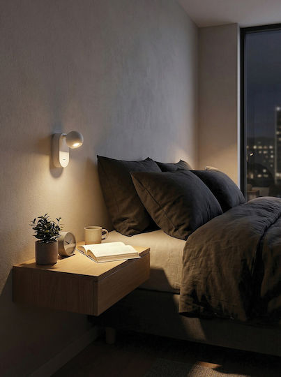 VK Lighting Wall Lamp with Integrated LED and Warm White Light Black