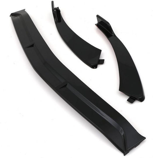 Μπροστινό Spoiler Mercedes-benz Cla C118 X118 19-23 Amg Line & Amg 35 Γυαλιστερό Μαύρο 3 Τεμάχια