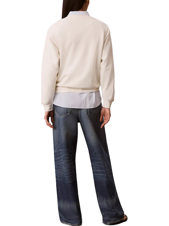 Calvin Klein Women's Sweatshirt Ivory