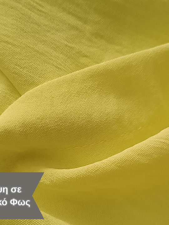 Καλοκαιρινό Mini Σεμιζιέ Φόρεμα Neon Lime