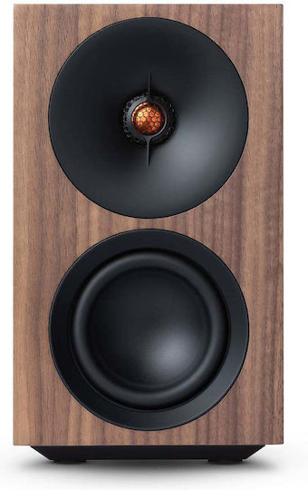 Cambridge Audio L/R S Αυτοενισχυόμενα Ηχεία με Bluetooth 100W Walnut