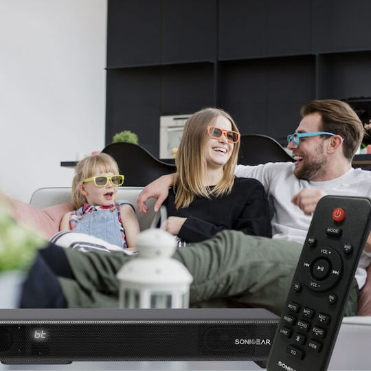 Armaggeddon Soundbar 2.0 Bluetooth και HDMI 120W με Τηλεχειριστήριο Μαύρο SB-HD3202