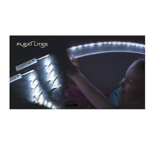 LED Сигнална Светлина за Гардероби с Захранване на Батерия и Самозалепващо се Монтажиране 2 Бройки
