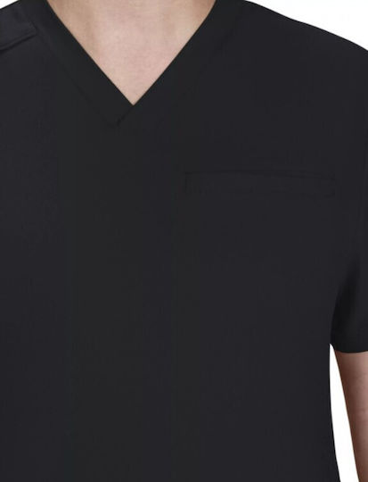 KOI USA Männliche Medizinische Bluse Schwarz