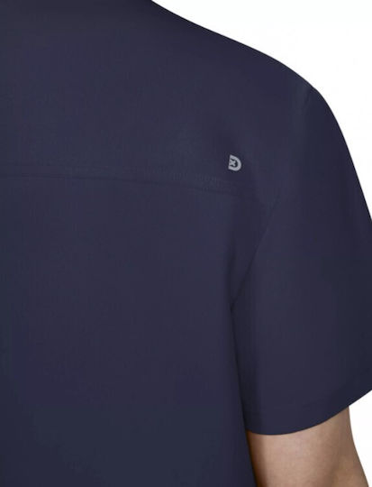 KOI USA Male Medical Blouse Navy Blue