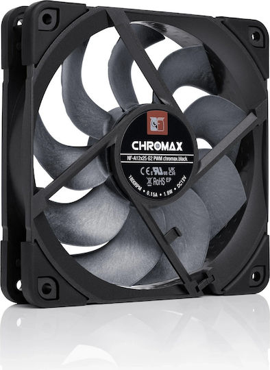 Noctua Chromax Case Fan 120mm (1800rpm / 63.15cfm) Without LED Lighting