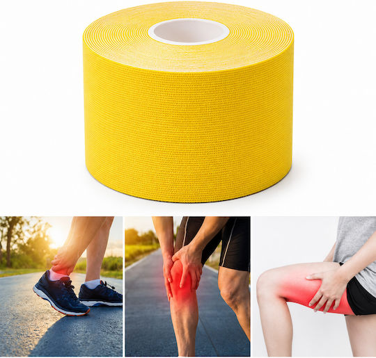 Kinesiology Tape 5cm x 5m Yellow