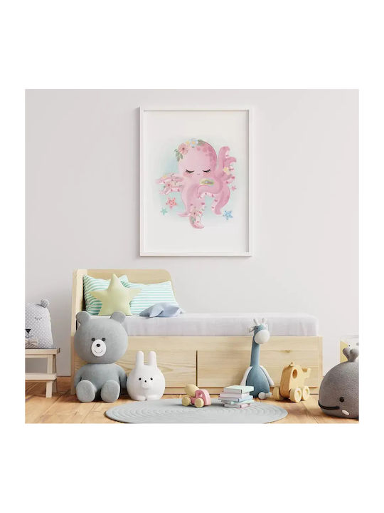 Παιδική Αφίσα Little Octopus 50x40εκ.