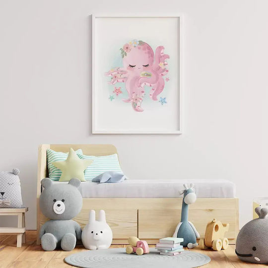 Παιδική Αφίσα Little Octopus 50x40εκ.
