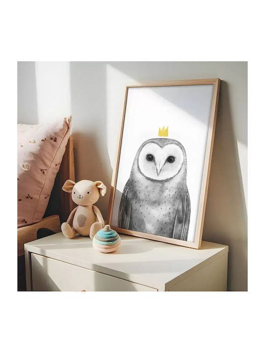 Παιδική Αφίσα Queen Owl 50x40εκ.