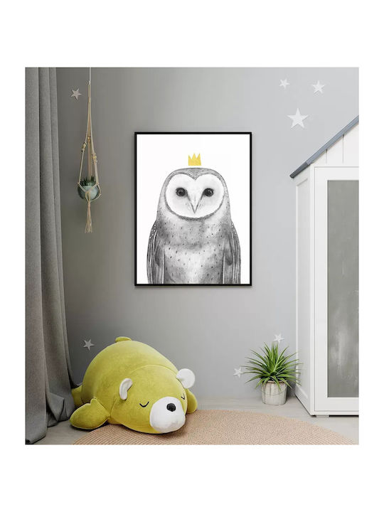 Παιδική Αφίσα Queen Owl 50x40εκ.
