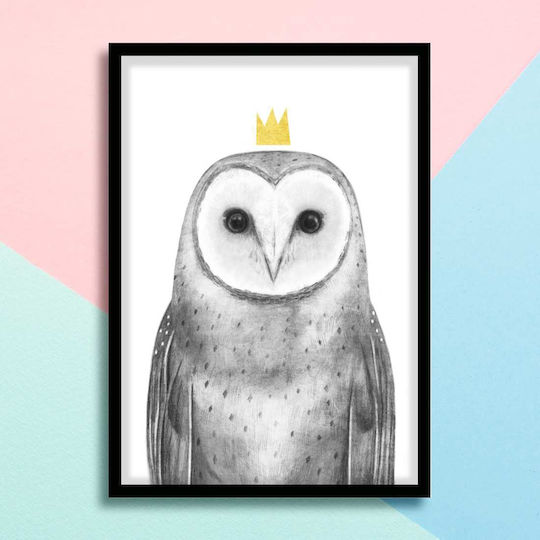 Poster Pentru Copii Queen Owl 50x40cm