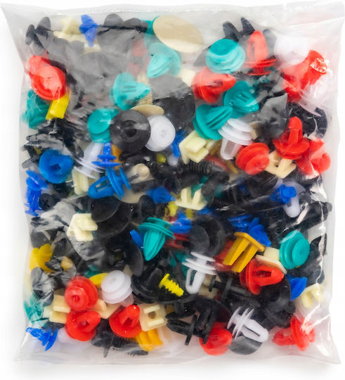 Universal Car Clip Set 200 Pcs + Pullers Remover