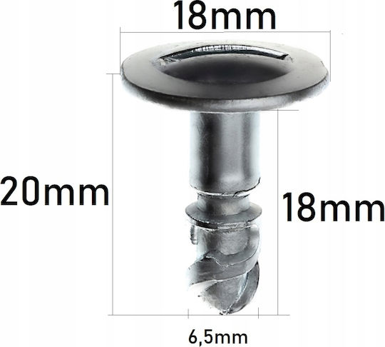 10x Screw Clip Engine Cover Audi A4 B5
