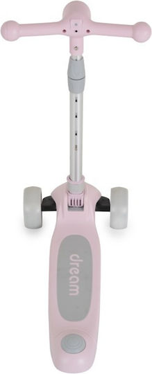Byox Kids Scooter Foldable 3-Wheel Pink