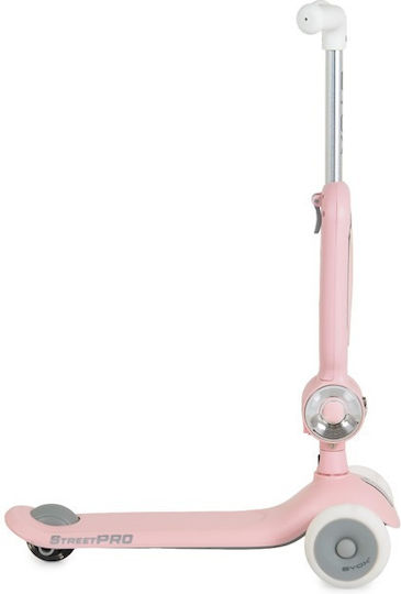 Byox Kinderroller 3-Rad mit Sitz Rosa