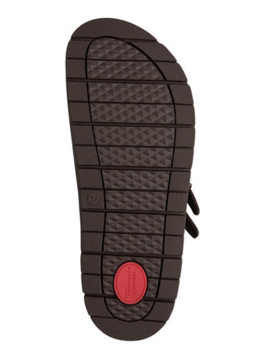 Leather Women's Sandals Brown