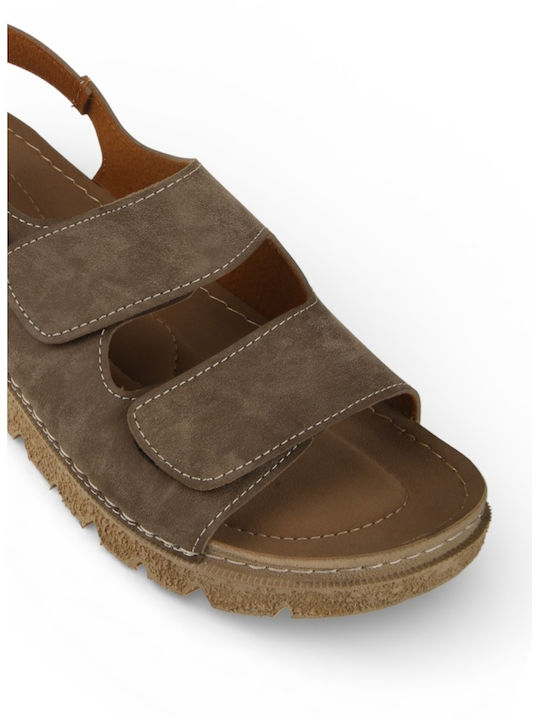 Herrensandalen in Braunen Farbe